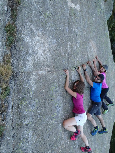 Boulder sotto il rifugio